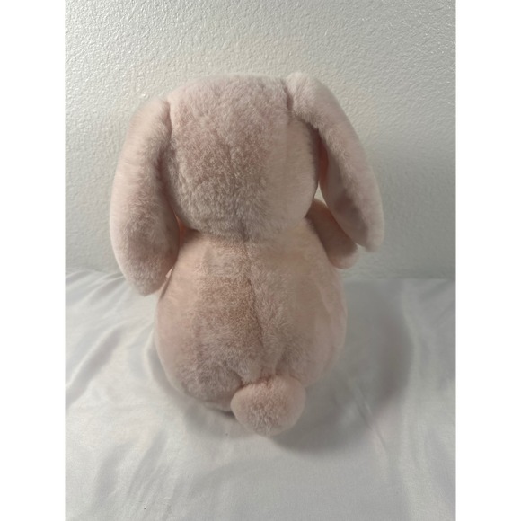 Manhattan Toy Luxe Bunny Pink Plush Stuffed Animal Floppy Ear Rabbit 10 inch - Picture 2 of 3